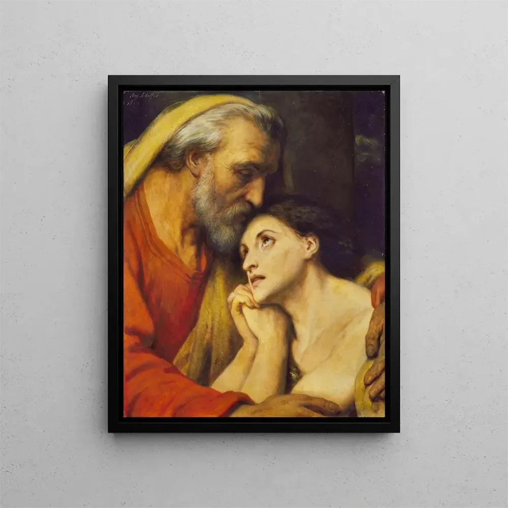 Obraz Powrót syna marnotrawnego - Ary Scheffer | Druk artystyczny