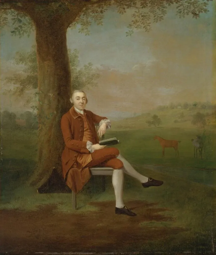 Obraz Prawdopodobnie John Trevor trzeci baron Trevor de St. Annes Hill Surrey i Trevalyn Hall Denbighshire - Arthur Devis