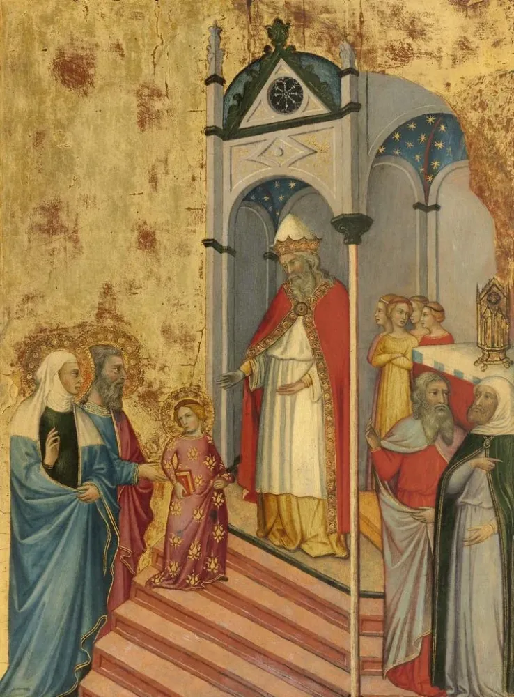 Obraz La Présentation de la Vierge au Temple - Andrea di Bartolo | Druk artystyczny