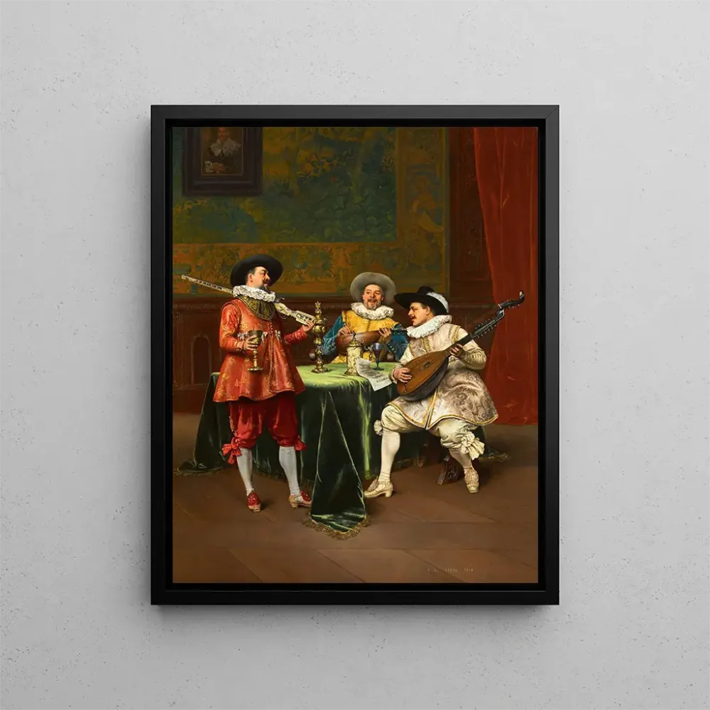 Obraz Le récital - Adolphe Alexandre Lesrel | Druk artystyczny