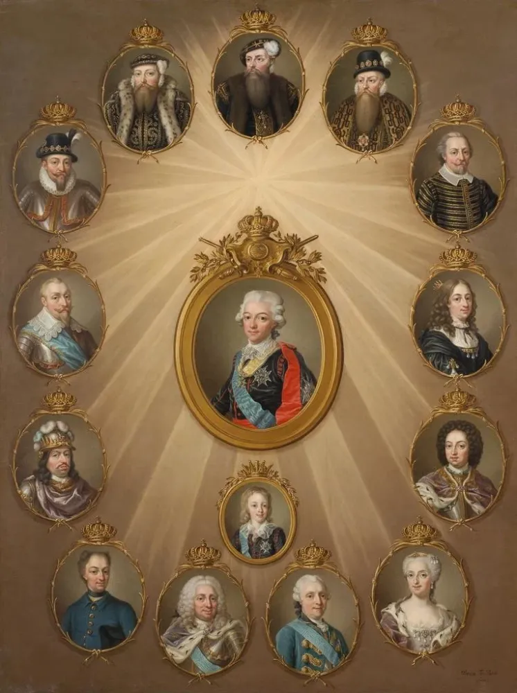 Obraz Régent de Gustav I et Gustav IV Adolf - Ulrika Pasch | Druk artystyczny
