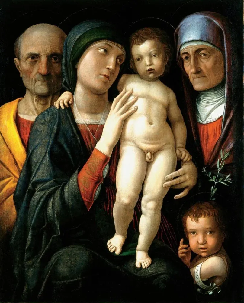 Obraz Rodzina Święta - Andrea Mantegna | Druk artystyczny