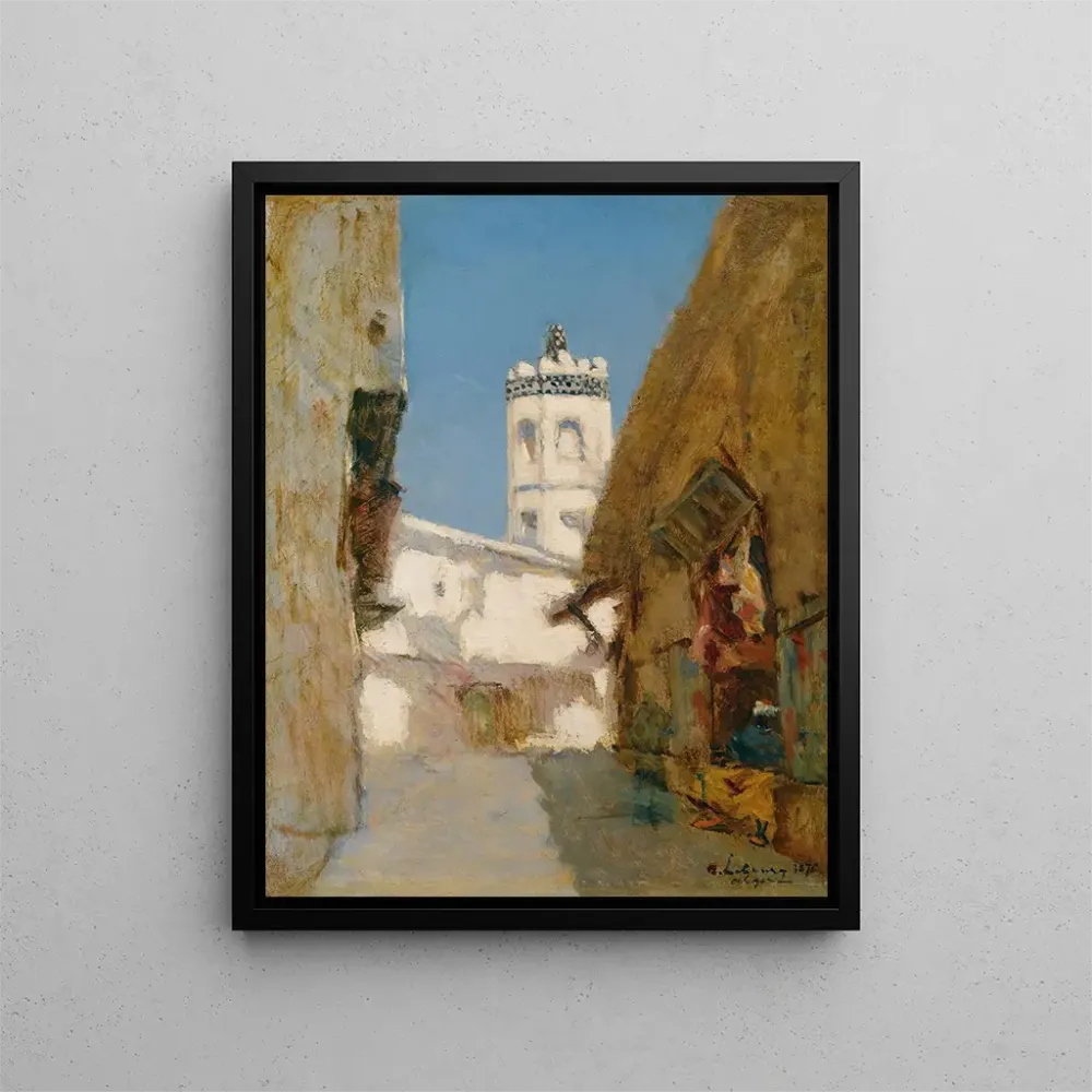 Obraz La Rue des Blondeurs, Alger - Albert Lebourg | Druk artystyczny