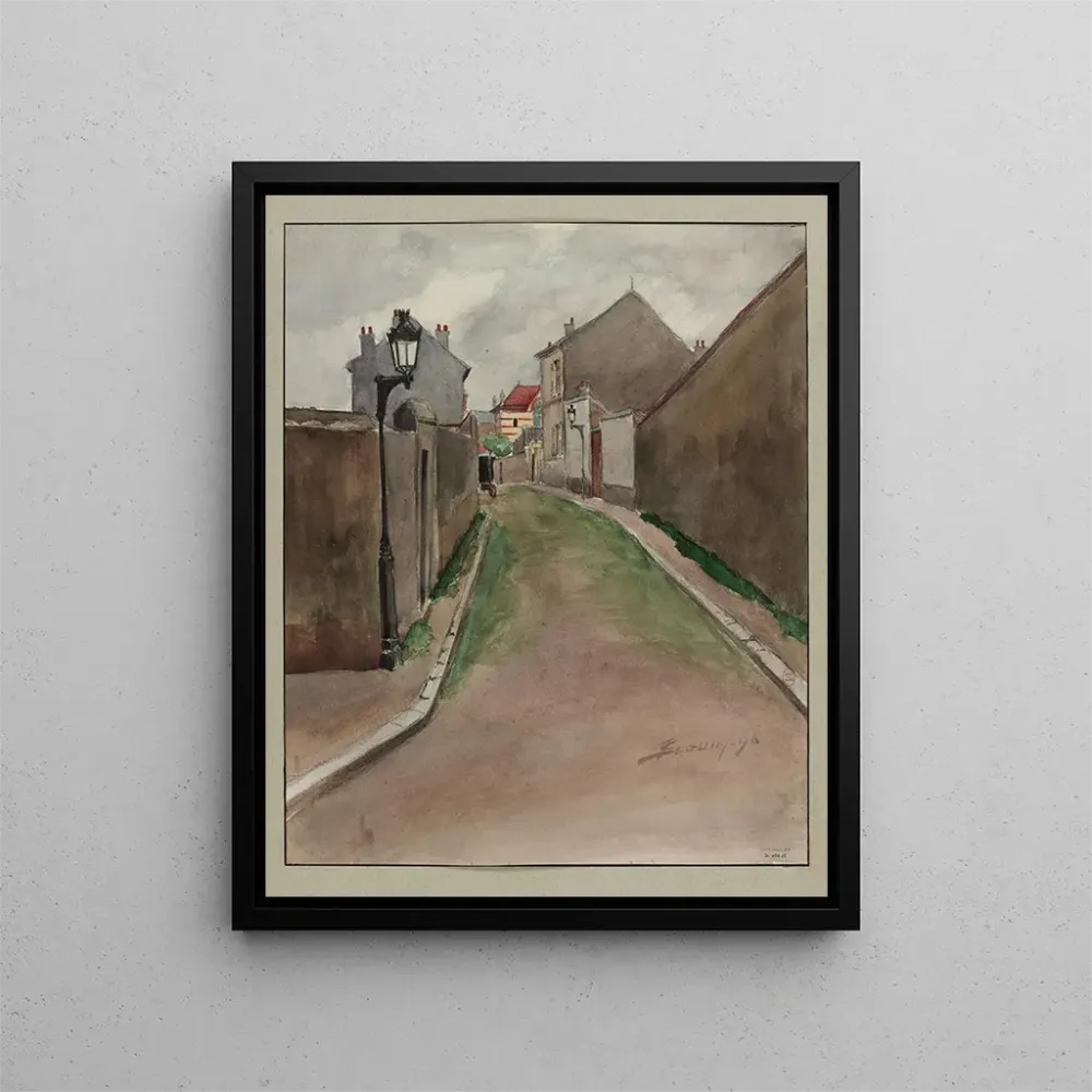 Obraz Rue Yvart z ulicy d’Alleray do ulicy de la Quintinie, Vaugirard - F. Sguin | Druk artystyczny
