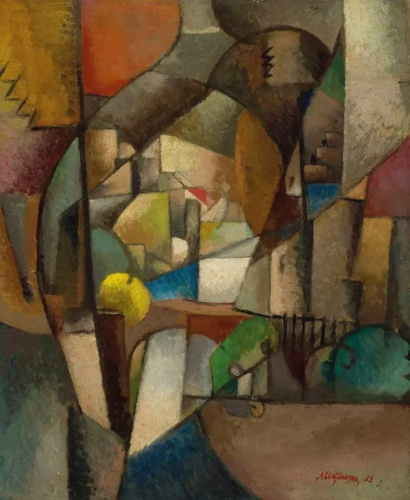 Obraz Rybak - Albert Gleizes | Druk artystyczny