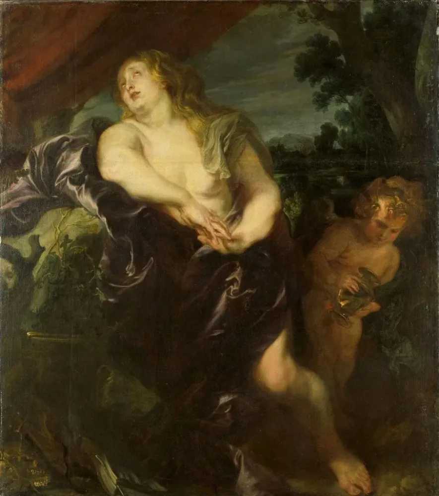 Obraz La Sainte Madeleine pénitente - Antoine van Dyck | Druk artystyczny