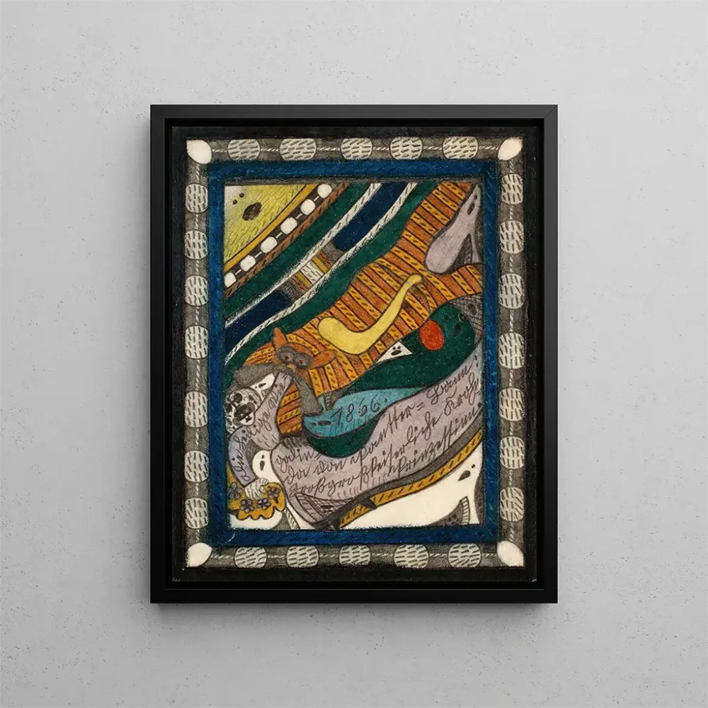 Obraz Sainte Wiegalinda de PantterBann - Adolf Wölfli | Druk artystyczny