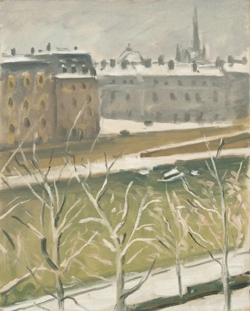 Obraz La Sainte-Chapelle sous la neige - Albert Marquet | Druk artystyczny
