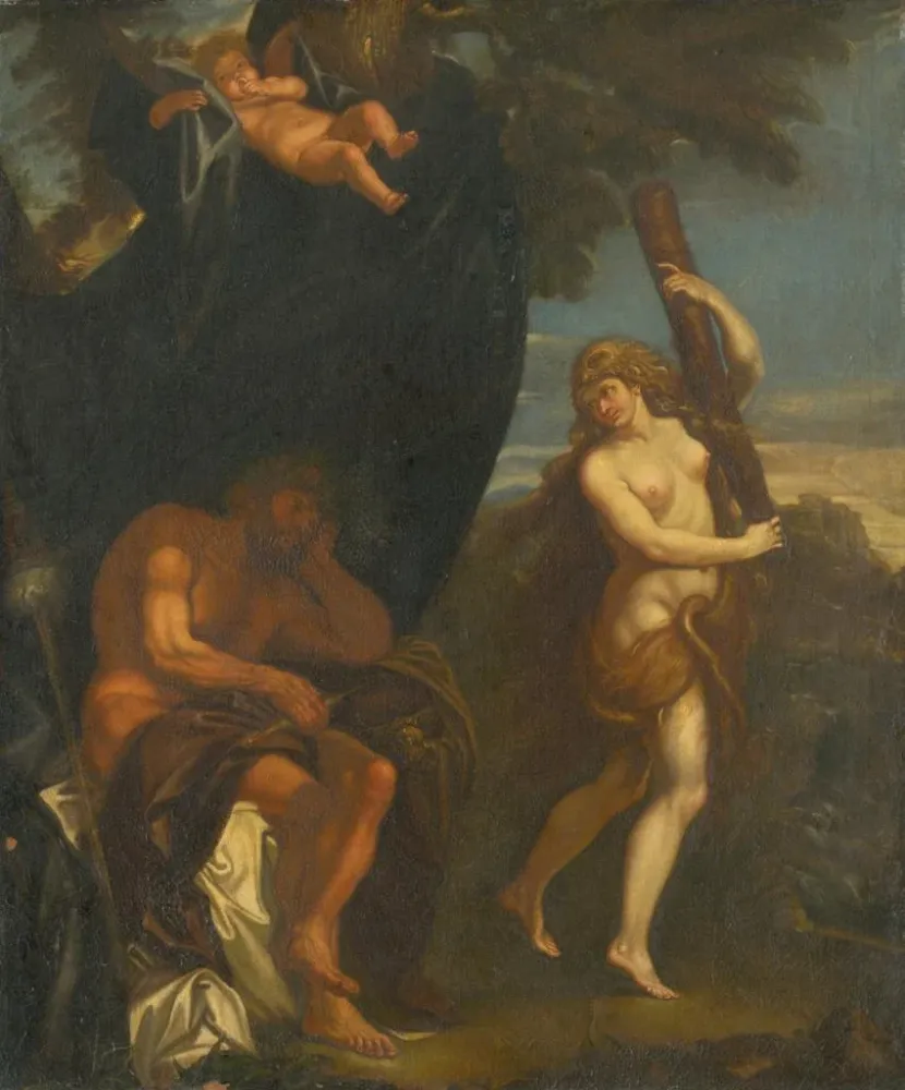 Obraz Scena mitologiczna - Anonim | Druk artystyczny