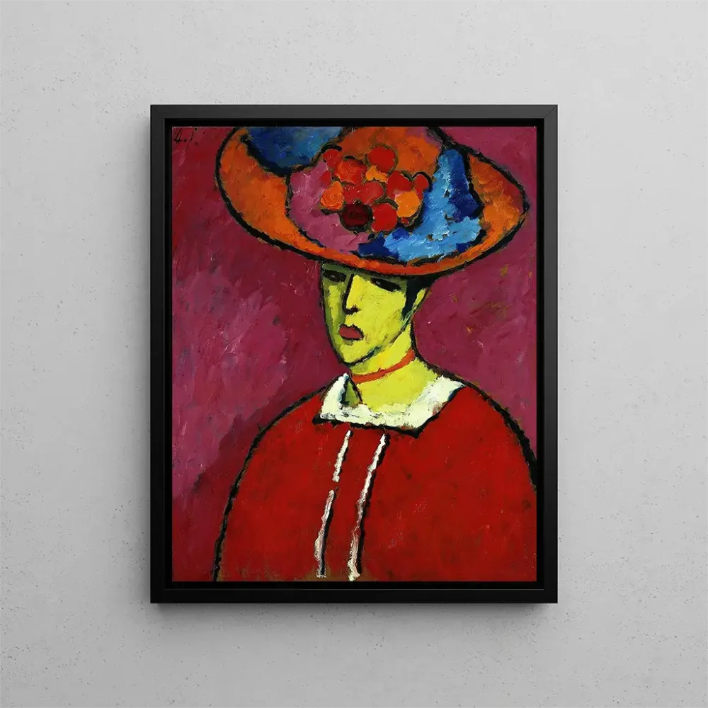 Obraz Schokko z szerokim kapeluszem - Alexej von Jawlensky | Druk artystyczny