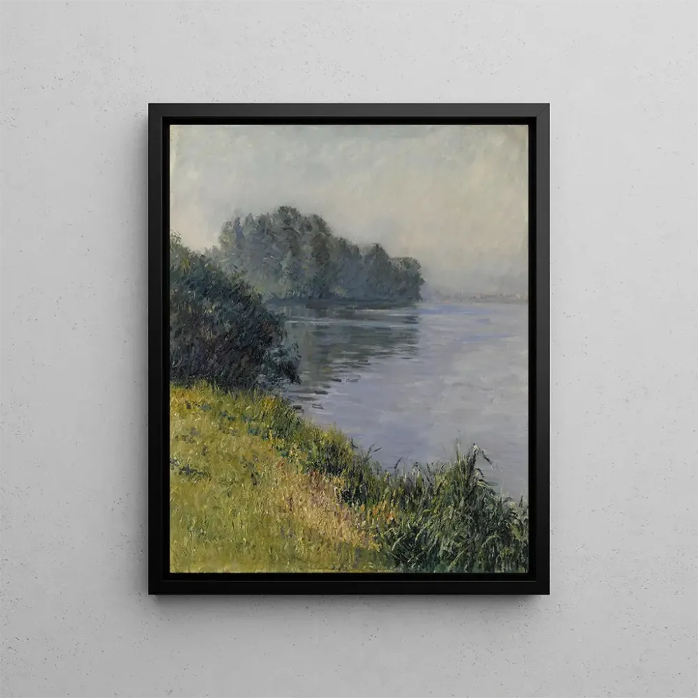 Obraz La Seine à l’île Marante par temps brumeux - Gustave Caillebotte | Druk artystyczny