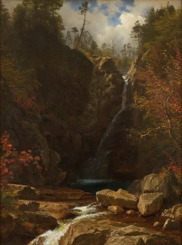 Obraz Spadające wodospady Glen Ellis - Albert Bierstadt | Druk artystyczny