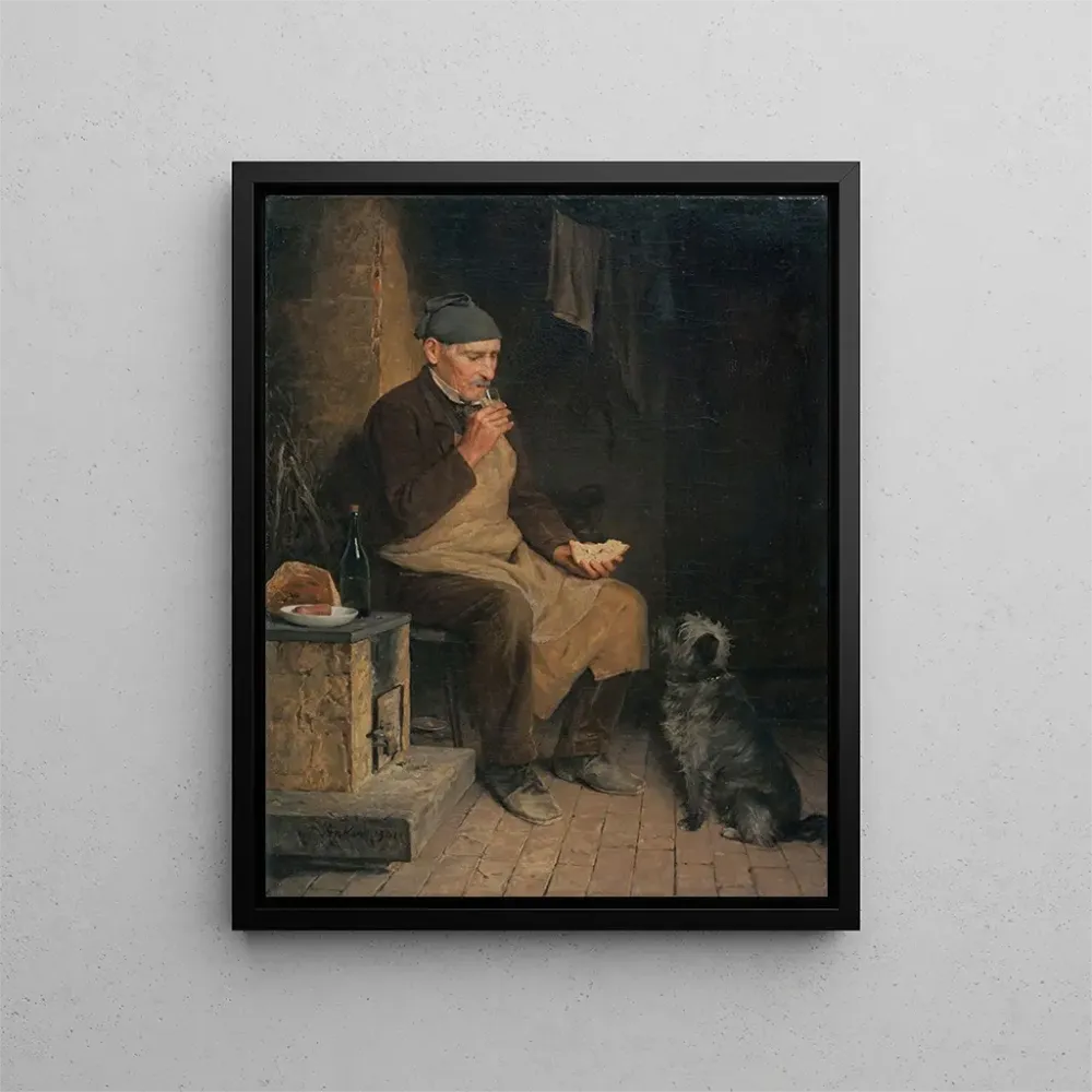 Obraz Stary mężczyzna odpoczywa - Albert Anker | Druk artystyczny