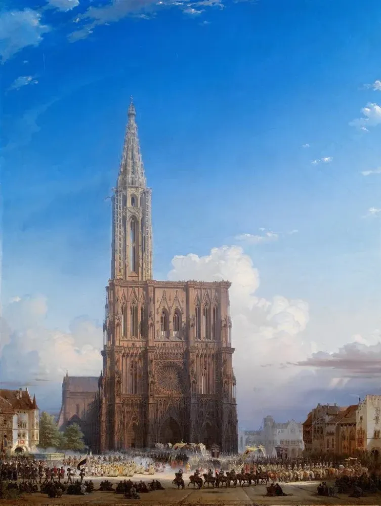 Obraz Strasbourg Münster - August von Bayer | Druk artystyczny