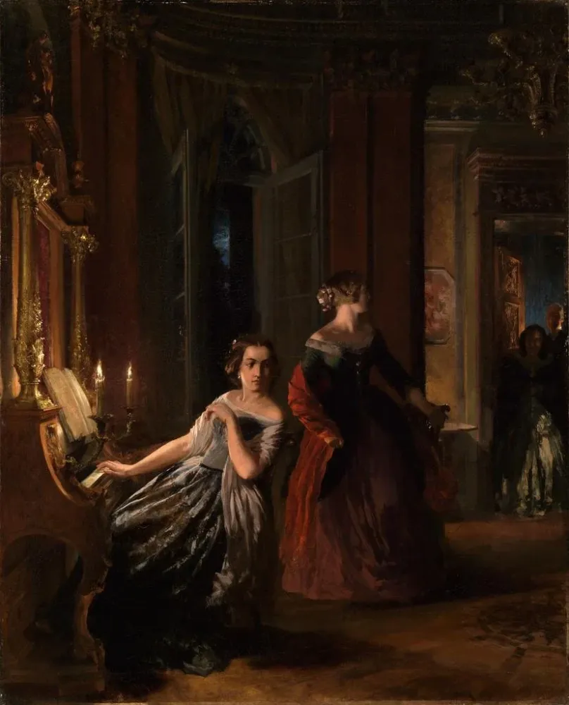 Obraz Le Strung - Adolph von Menzel | Druk artystyczny