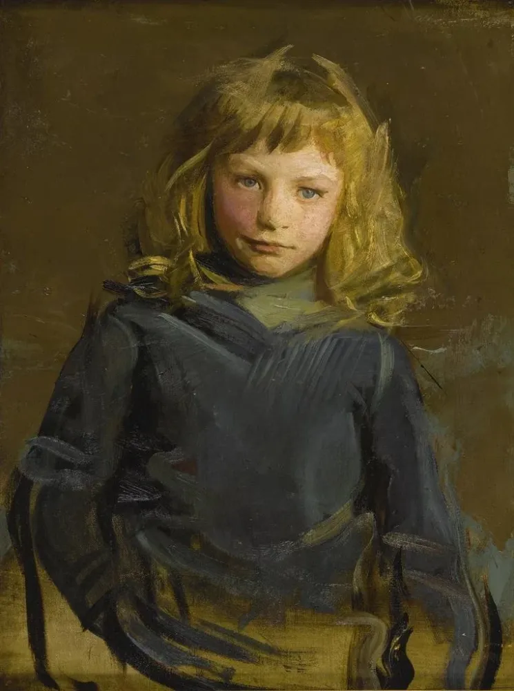 Obraz Studium dla Harry'ego Whitinga, siostrzeńca artysty - Abbott Handerson Thayer | Druk artystyczny