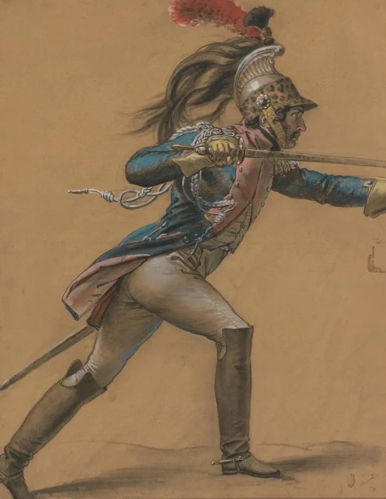Obraz Studium francuskich smoków na Rewolucję Kairską - Anne-Louis Girodet-Trioson | Druk artystyczny