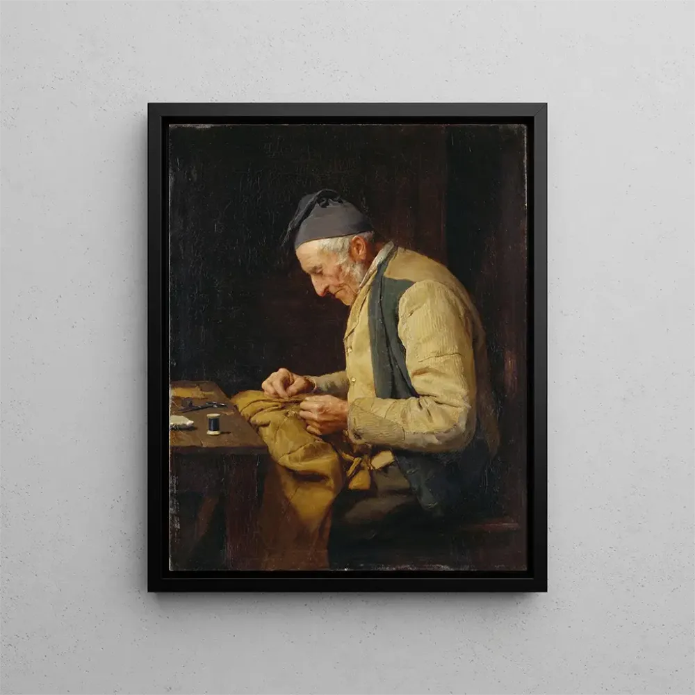 Obraz Le Tailleur du village - Albert Anker | Druk artystyczny