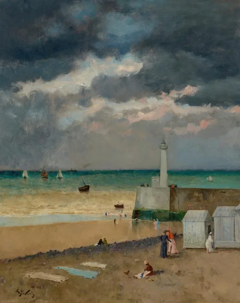 Obraz Le Transport - Alfred Stevens | Druk artystyczny