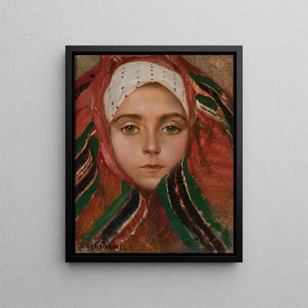 Obraz Tête d'une jeune femme d'Owicz - Apoloniusz Kędzierski | Druk artystyczny