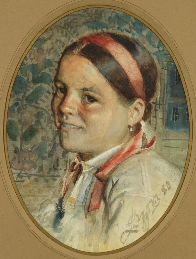 Obraz Tête de femme - Anders Zorn | Druk artystyczny