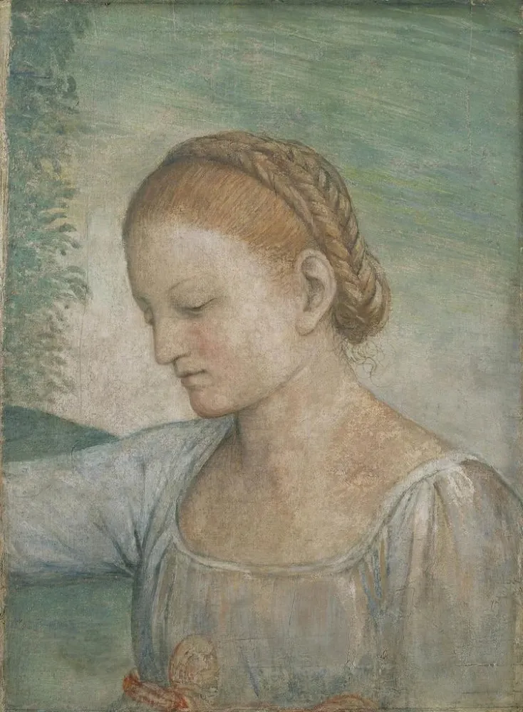 Obraz Tête de fille - Bernardino Luini | Druk artystyczny