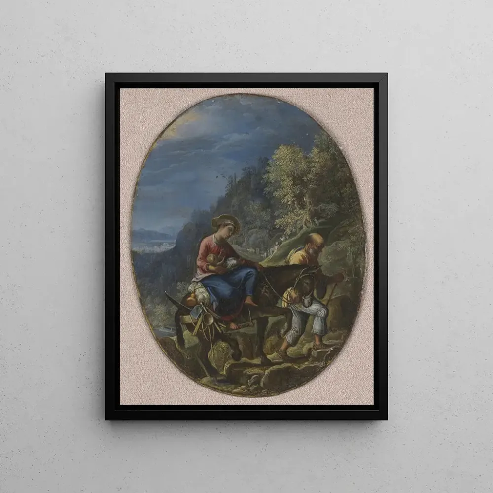Obraz Ucieczka do Egiptu - Adam Elsheimer | Druk artystyczny