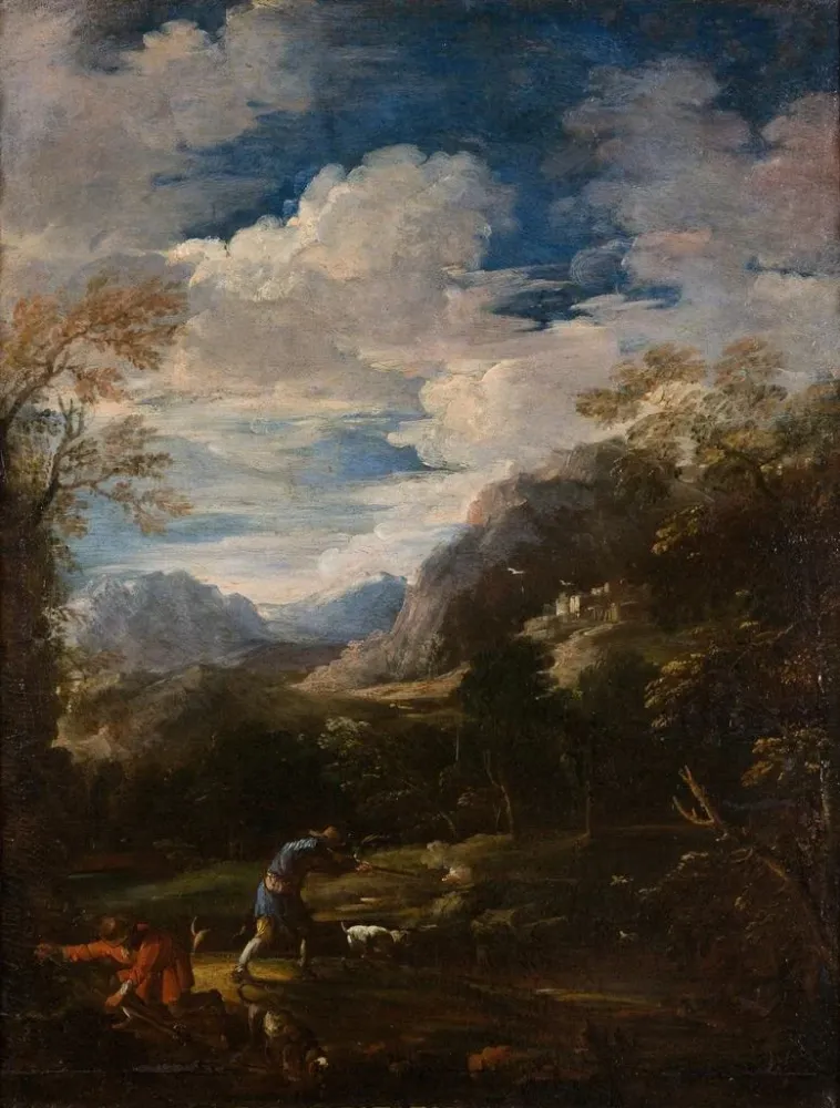 Obraz Une chasse - Antonio Maria Marini | Druk artystyczny