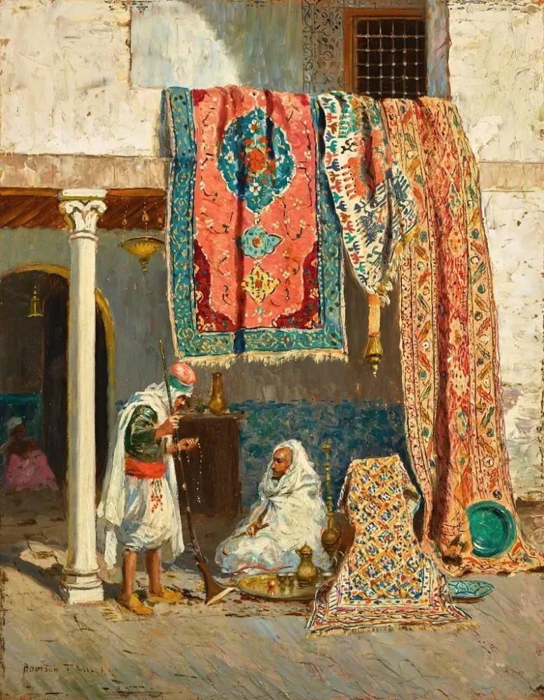 Obraz Le Vendeur de tapis - Addison Thomas Millar | Druk artystyczny