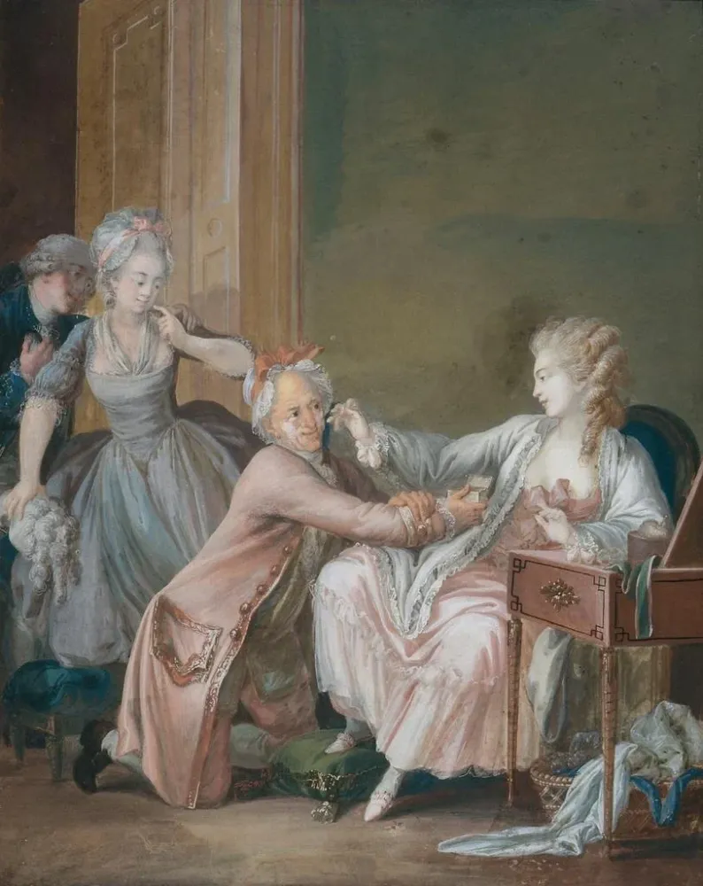 Obraz Le Vieillard fard - Antoine Borel | Druk artystyczny