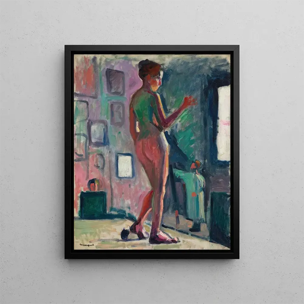 Obraz Nu w warsztacie przyjaciela - Albert Marquet | Druk artystyczny