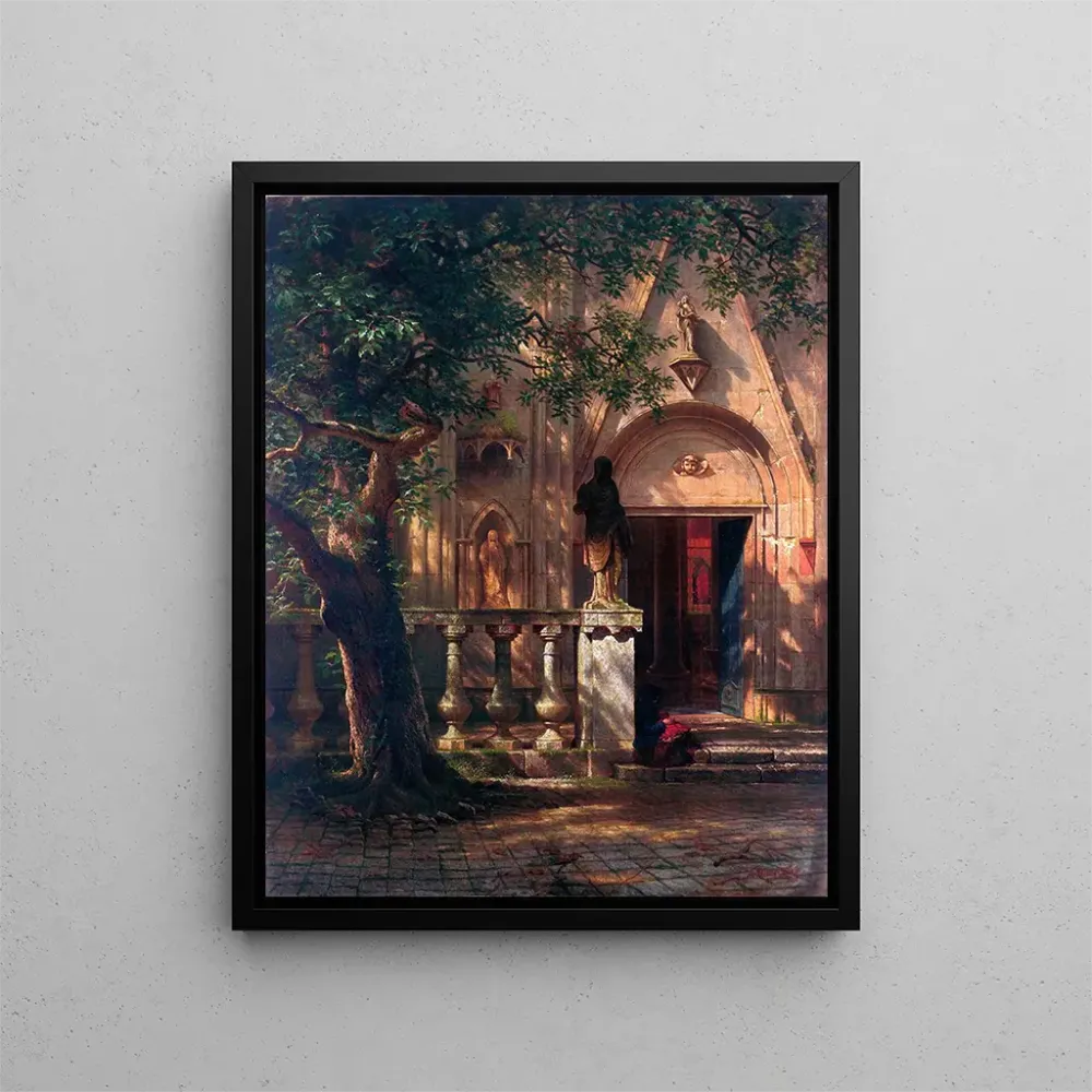 Obraz Światło słońca i cień - Albert Bierstadt | Druk artystyczny