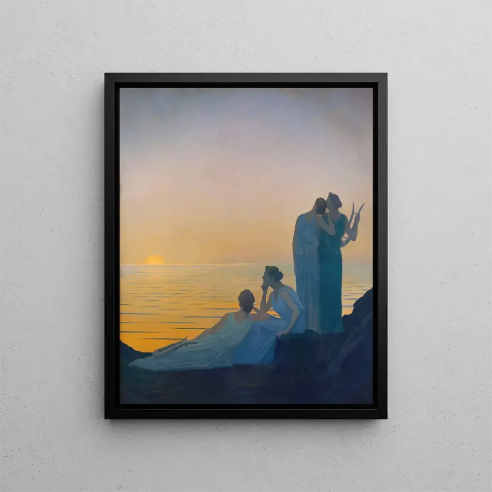 Obraz wieczorny antyczny - Alphonse Osbert | Druk artystyczny
