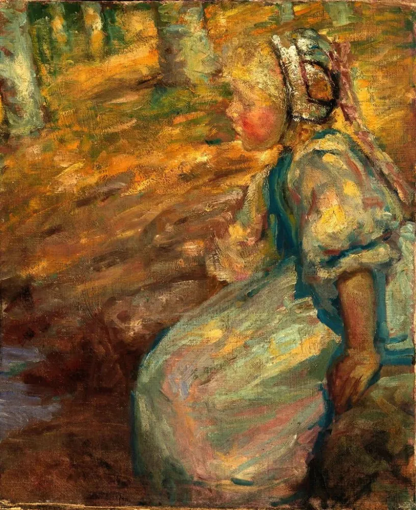 Obraz Wiejska scena - Alice Pike Barney | Druk artystyczny