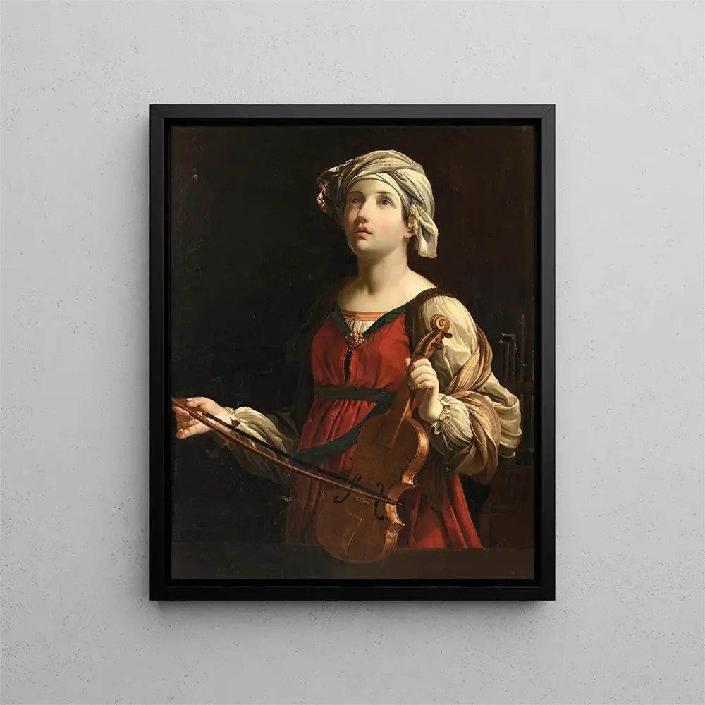 Obraz Świętej Cecylii - Po Guido Reni | Druk artystyczny