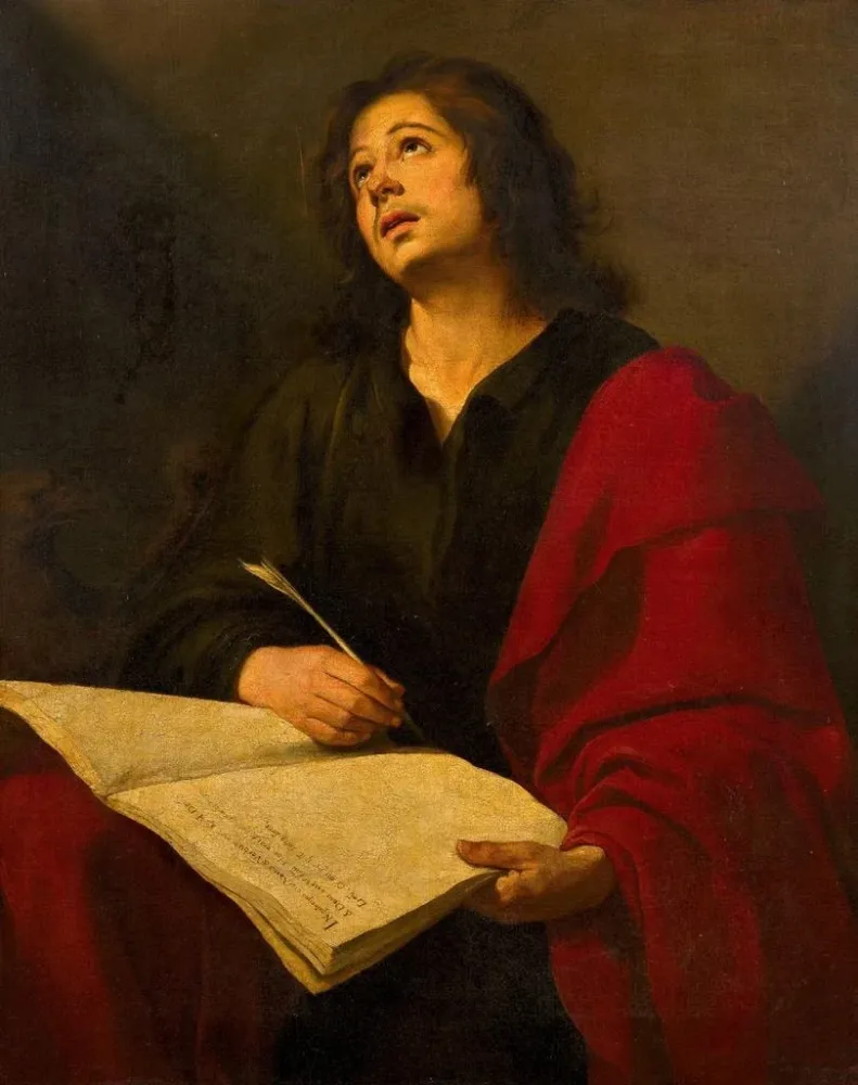 Obraz Święty Jan Ewangelista - Bartolomé Esteban Murillo | Druk artystyczny