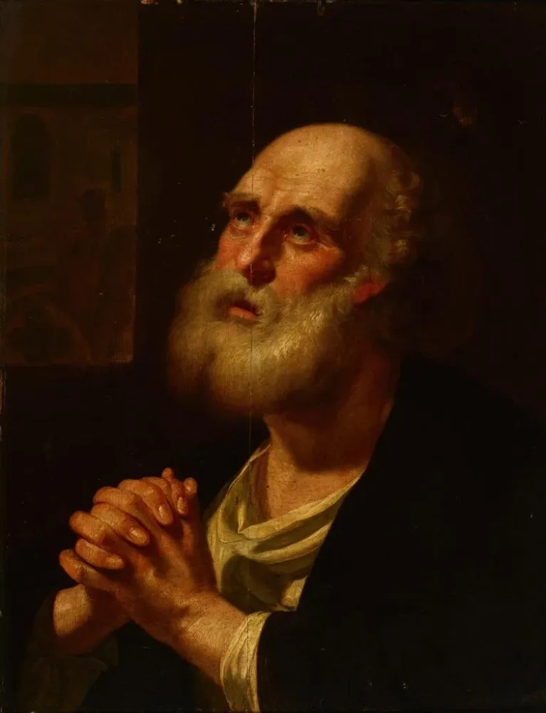 Obraz Święty Piotr - Balthasar Denner | Druk artystyczny