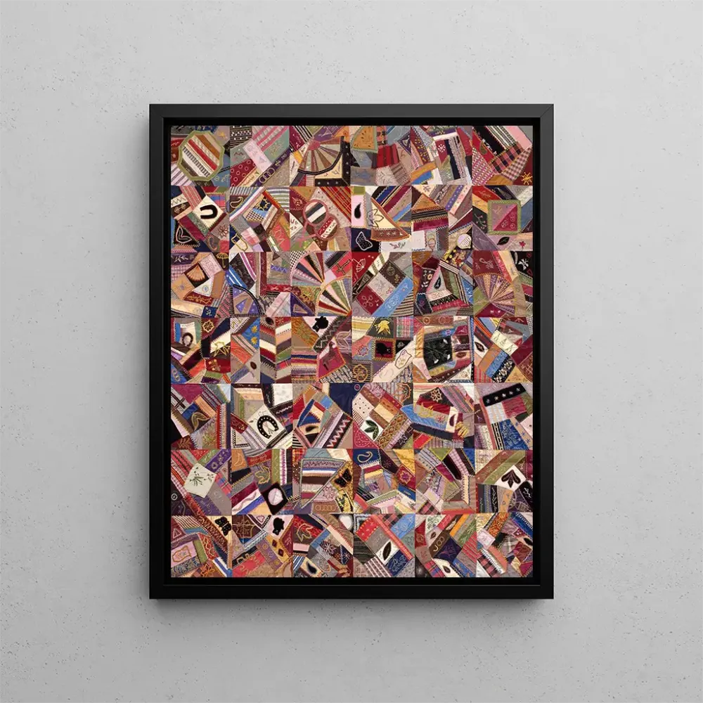 Obraz wzór Quilt Top Crazy - Anonim | Druk artystyczny