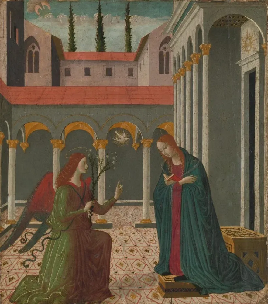 Obraz Zwiastowanie - Alesso di Benozzo | Druk artystyczny