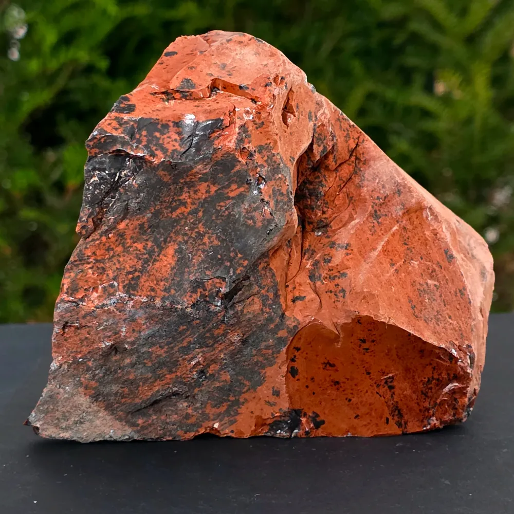 Obsydian mahoń mahoniowy szorstki kamień model XL 1