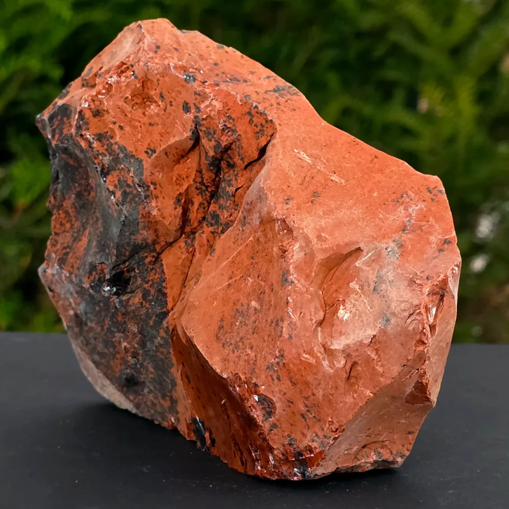 Obsydian mahoń mahoniowy szorstki kamień model XL 1