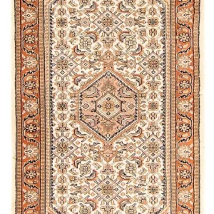Orientalny dywan - Bijar - Indus - 140 x 70 cm - beżowy