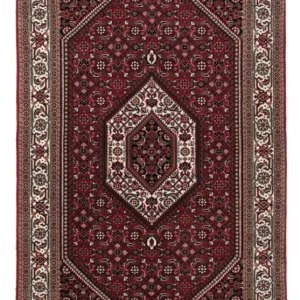 Orientalny dywan - Bijar - Indus - 159 x 91 cm - ciemny beż