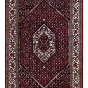 Orientalny dywan - Bijar - Indus - 185 x 122 cm - ciemny beż