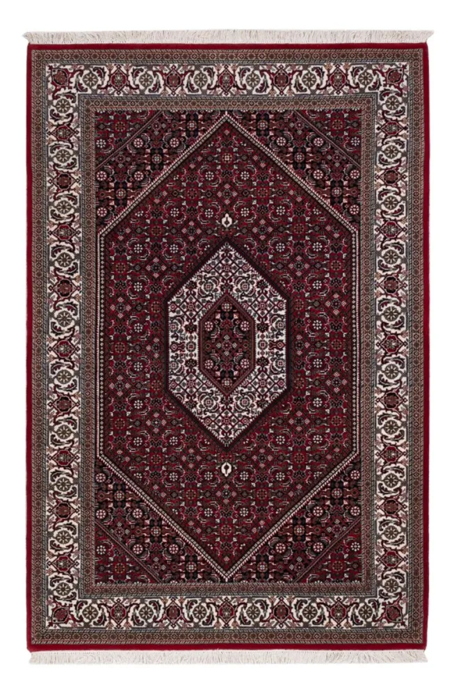 Orientalny dywan - Bijar - Indus - 185 x 122 cm - ciemny beż