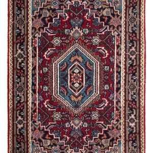 Orientalny dywan - Bijar - Indus - 90 x 60 cm - czerwony