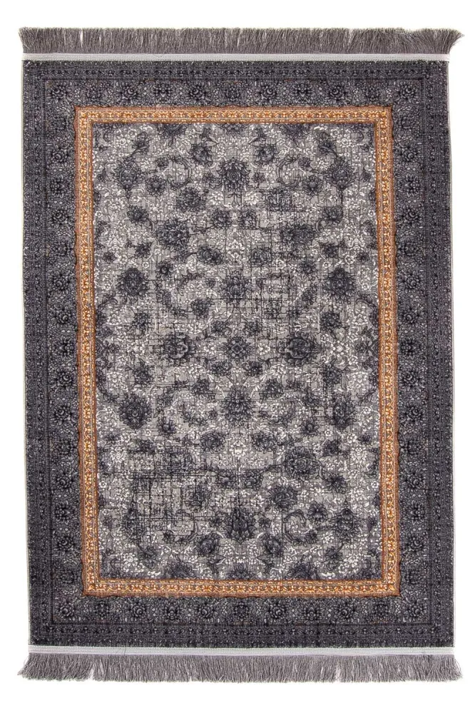 Orientalny dywan tkany - 150 x 100 cm - szary