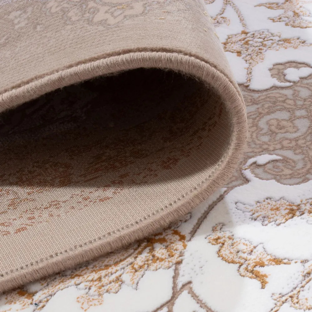 Orientalny dywan tkany - 350 x 250 cm - beżowy