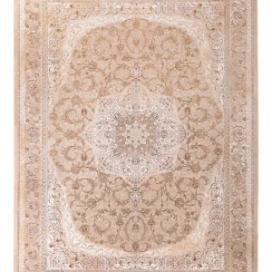 Orientalny dywan tkany - 350 x 250 cm - ciemny beż