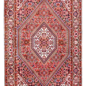 Perski dywan - Bijar - Royal - 108 x 70 cm - czerwony